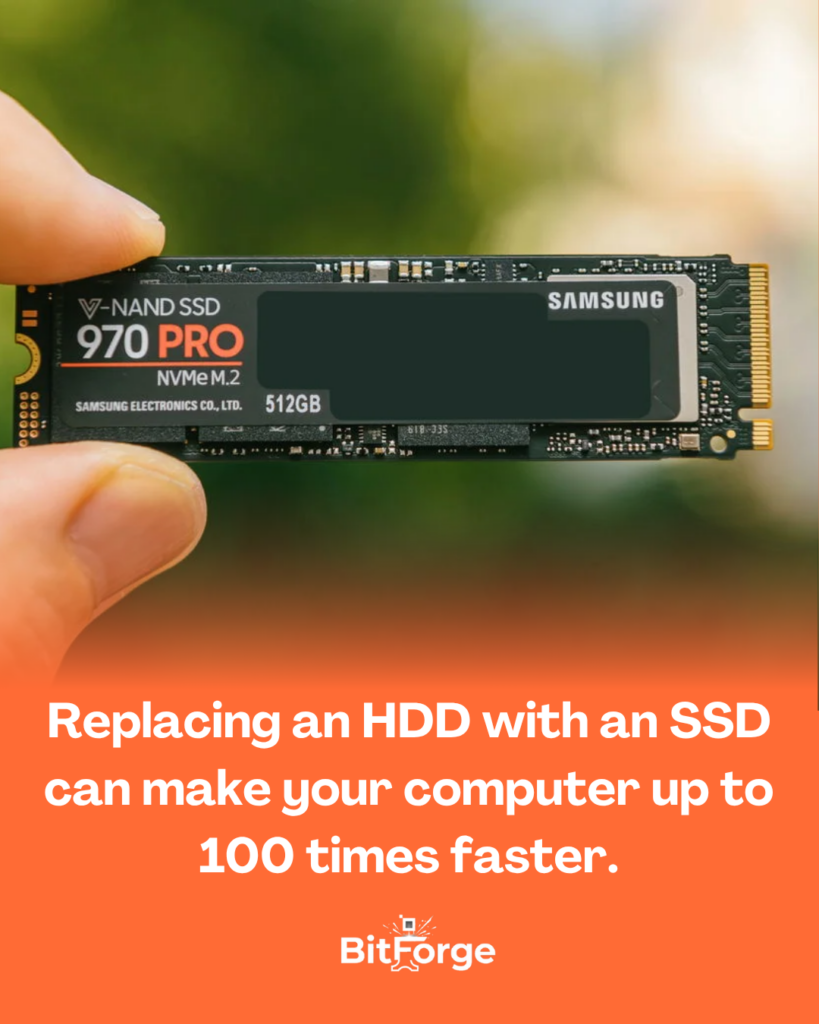 Replacing an HDD with an SSD Can Make Your Computer Up to 100x Faster ...