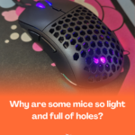 Lightweight mice with holes reduce weight, improving speed, precision, and comfort. They help minimize fatigue during long use and enhance overall control.