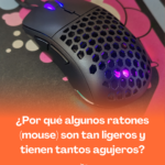 Los mouse ligeros con agujeros reducen el peso, mejorando velocidad, precisión y comodidad. Ayudan a disminuir la fatiga y aumentan el control en uso prolongado.