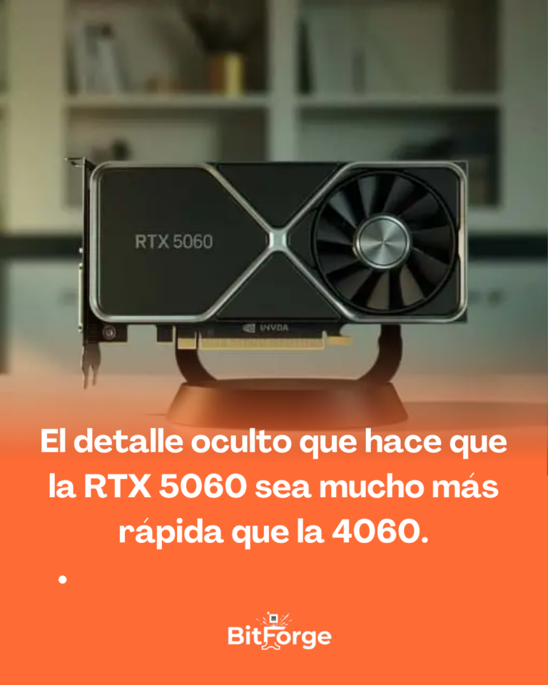 ¿Por qué la RTX 5060 es más rápida que la 4060? Descubre el detalle oculto en su arquitectura que marca la diferencia.