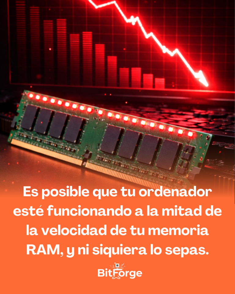 Tu PC puede estar usando solo la mitad de la velocidad de la RAM. Aprende a activar XMP y desbloquear todo el rendimiento.